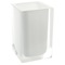 Square White Toothbrush Holder